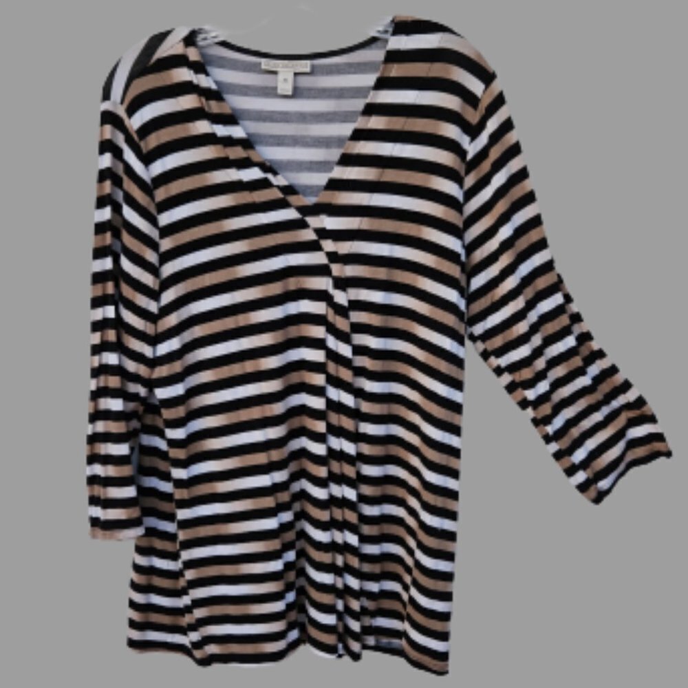 Dana Buchman Striped Tunic - XL